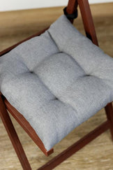 Подушка на стілець LEON сіра ПРОВАНС, 40х40см 038415