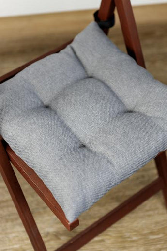 Подушка на стілець LEON сіра ПРОВАНС, 40х40см 038415