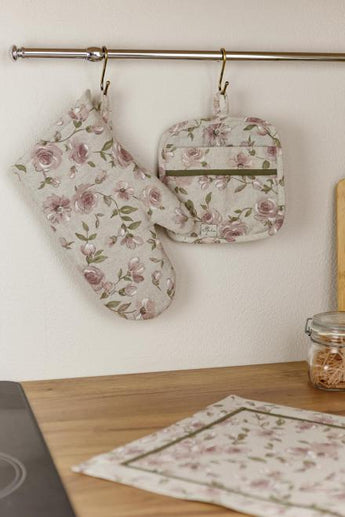 Рукавичка для кухні Тереза квіточки ПРОВАНС, 32х15см 034514