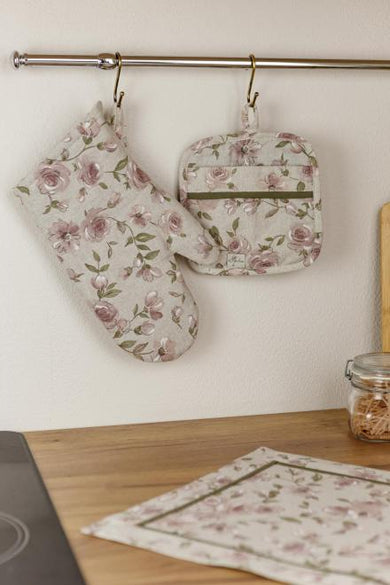 Кухонна прихватка для гарячого Тереза квіточки ПРОВАНС, 20х20см 034508