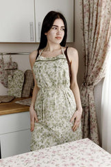 Фартух кухонний Тереза листочки ПРОВАНС, універсальний 034579