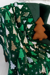 Новорічний плед в'язаний Ялиночка ПРОВАНС, 130х170см 037503