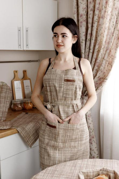 Фартух кухонний Тереза клітинка ПРОВАНС, універсальний 034581