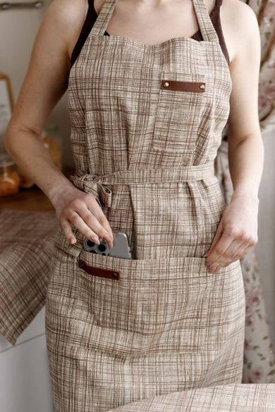 Фартух кухонний Тереза клітинка ПРОВАНС, універсальний 034581