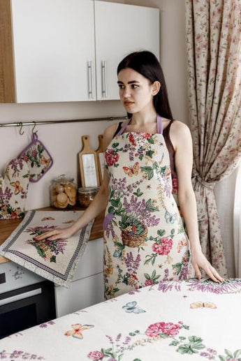 Гобеленова прихватка Лавандове поле ПРОВАНС, 20х20см 034333