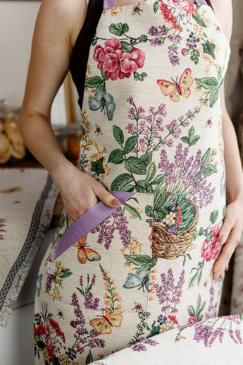 Гобеленовий фартух жіночий Лавандове поле ПРОВАНС, універсальний 034319