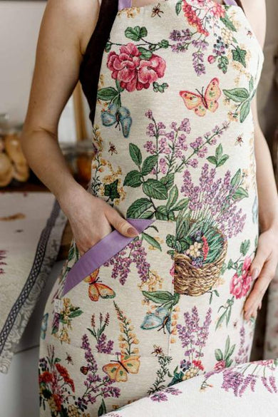 Гобеленовий фартух жіночий Лавандове поле ПРОВАНС, універсальний 034319