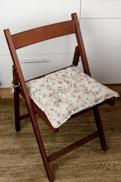 Подушка на стілець Тереза Квіточки ПРОВАНС, 40х40см 034523