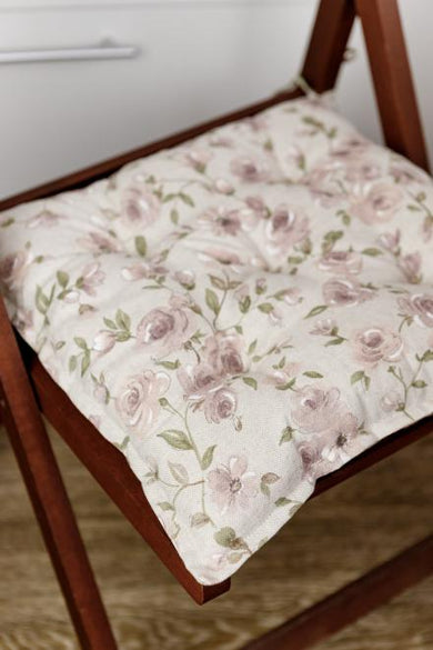 Подушка на стілець Тереза Квіточки ПРОВАНС, 40х40см 034523