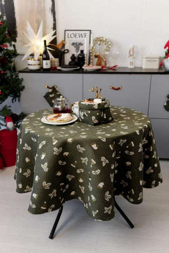 Кошик для зберігання Шапочки на зеленому ПРОВАНС, 18х18х14см 036832