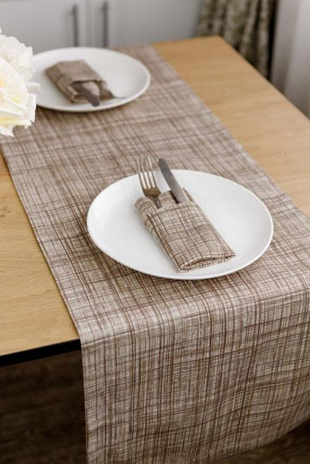Доріжка на стіл Тереза Клітинка ПРОВАНС, 40х140см 034450
