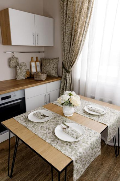 Доріжка на стіл Тереза Листочки ПРОВАНС, 40х140см 034452