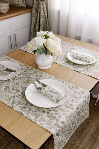 Доріжка на стіл Тереза Листочки ПРОВАНС, 40х140см 034452