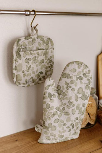 Кухонна прихватка для гарячого Тереза листочки ПРОВАНС, 20х20см 034512