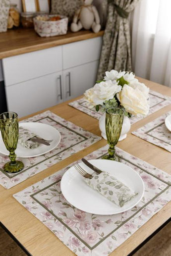 Серветка з кантом Тереза квіточки ПРОВАНС, 35х45см 034462