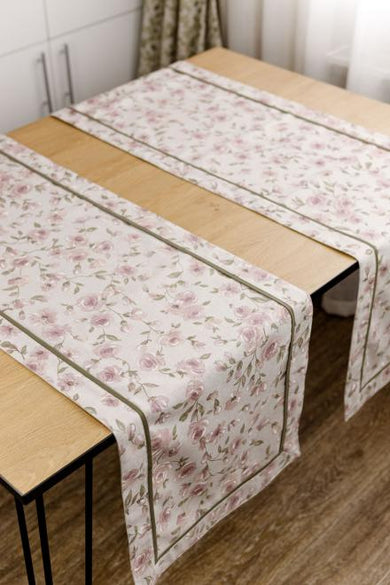 Доріжка на стіл Тереза з подвійним кантом ПРОВАНС, 40х140см 034454