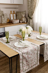 Доріжка на стіл Тереза з подвійним кантом ПРОВАНС, 40х160см 034456