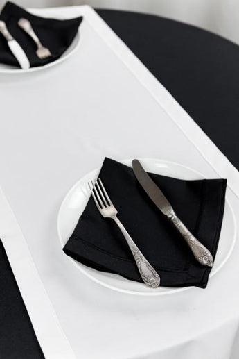 Скатертина Kelly чорна ПРОВАНС, 140х350см 033016