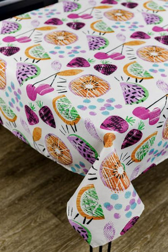 Скатертина Violet cherries ПРОВАНС, 136х180см 032990