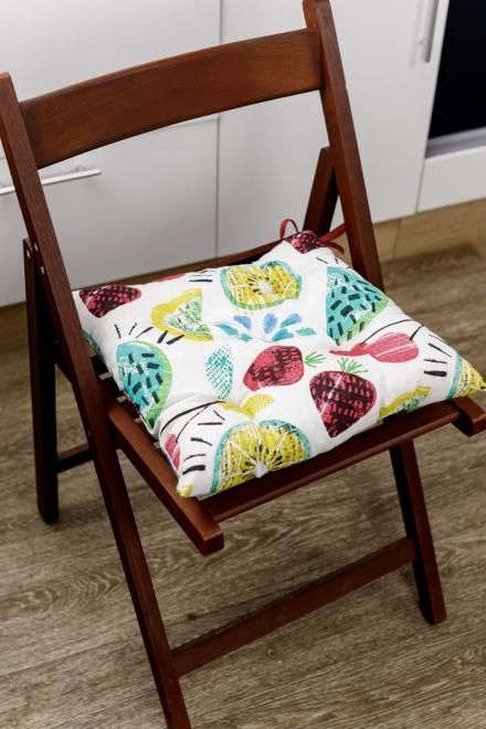 Подушка для стільця Red cherries ПРОВАНС, 40х40см 032974