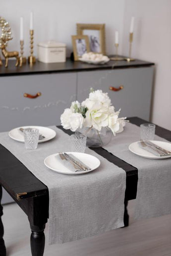 Раннер святковий Перлина Сірий ПРОВАНС, 40х180см 037579