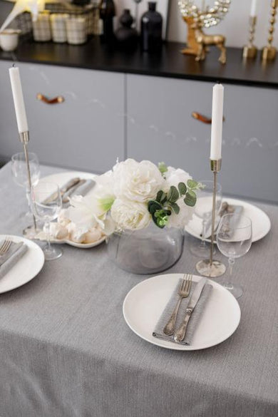 Набір святкових серветок для сервірування Перлина Silver ПРОВАНС, 40х40см 038495