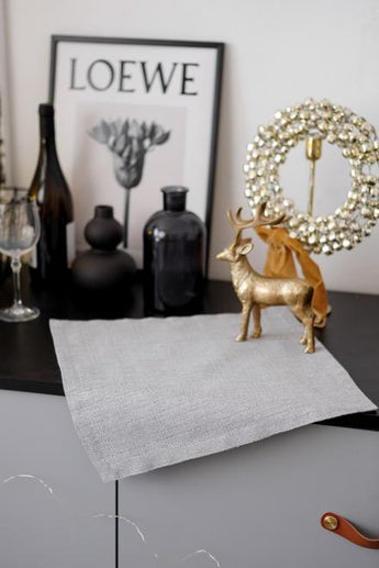 Серветка святкова Перлина Сіра ПРОВАНС, 40х40см 037584