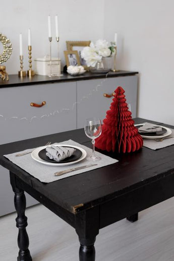 Серветка святкова Перлина Сіра ПРОВАНС, 40х40см 037584