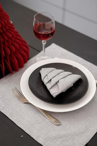 Набір святкових серветок для сервірування Перлина White ПРОВАНС, 40х40см 038496