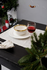 Серветка святкова Перлина Біла ПРОВАНС, 40х40см 037588