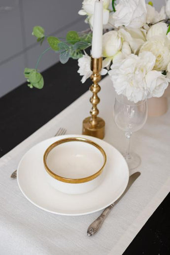 Раннер святковий Перлина Білий ПРОВАНС, 40х180см 037581