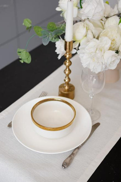 Раннер святковий Перлина Білий ПРОВАНС, 40х180см 037581