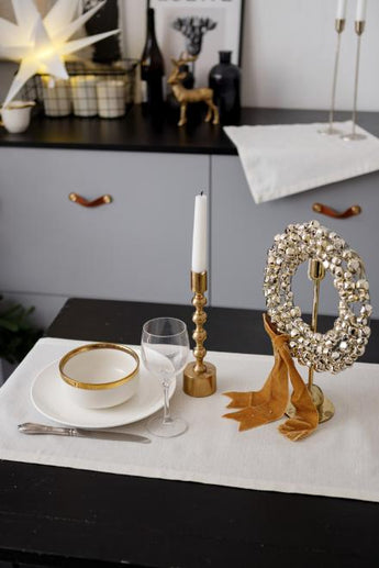 Раннер святковий Перлина Білий ПРОВАНС, 40х140см 037577