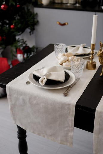 Раннер святковий Перлина Білий ПРОВАНС, 40х180см 037581