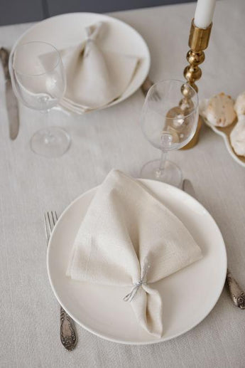 Серветка святкова Перлина Біла ПРОВАНС, 40х40см 037588