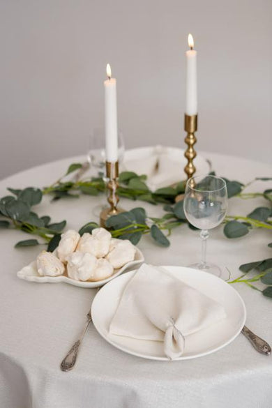 Набір святкових серветок для сервірування Перлина White ПРОВАНС, 40х40см 038496