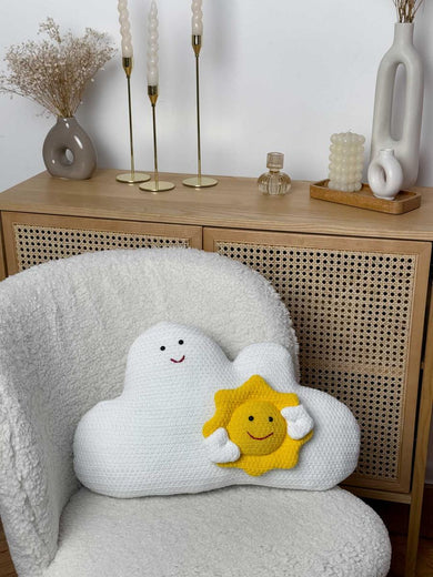 Декоративна іграшка Хмаринка з сонечком ПРОВАНС, 50см 039503