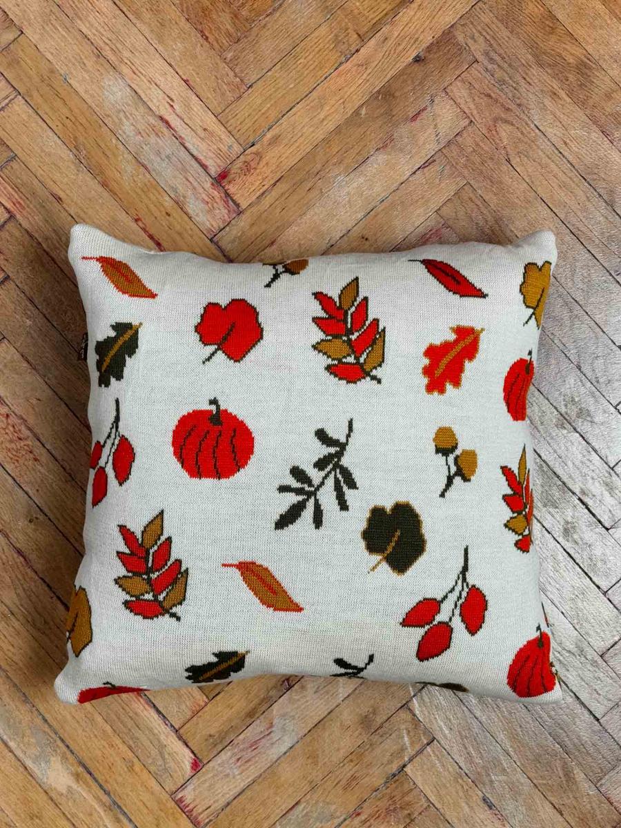 Декоративна в'язана подушка Happy Fall Прованс, 45х45 см
