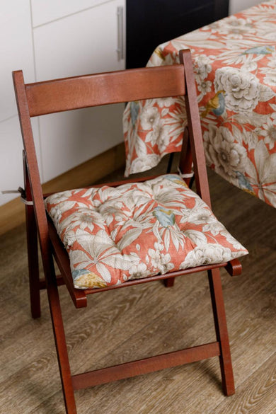 Подушка для стільця Пташка на теракот ПРОВАНС, 40х40см 034777