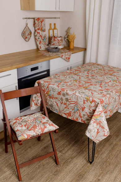 Подушка для стільця Пташка на теракот ПРОВАНС, 40х40см 034777