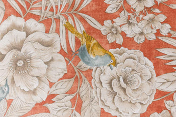 Скатертина на стіл Пташка на теракоті ПРОВАНС, 133х180см 034765