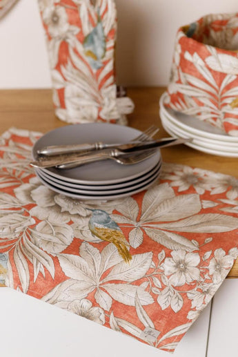 Серветка для сервірування Пташка на теракоті ПРОВАНС, 35х45см 034747
