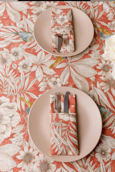 Серветка для сервірування Пташка на теракоті ПРОВАНС, 35х45см 034747