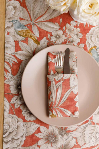 Серветка для сервірування Пташка на теракоті ПРОВАНС, 35х45см 034747