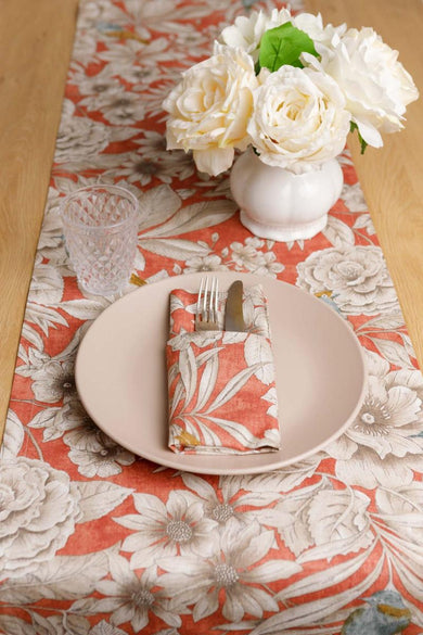 Доріжка на стіл Пташка на теракоті ПРОВАНС, 40х140см 034753