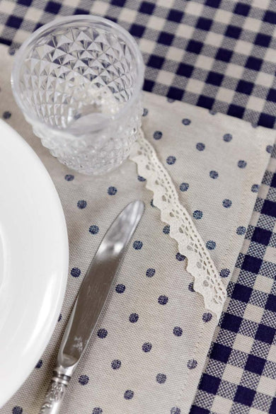 Серветка на стіл горошок Марічка ПРОВАНС, 35х45см 038945