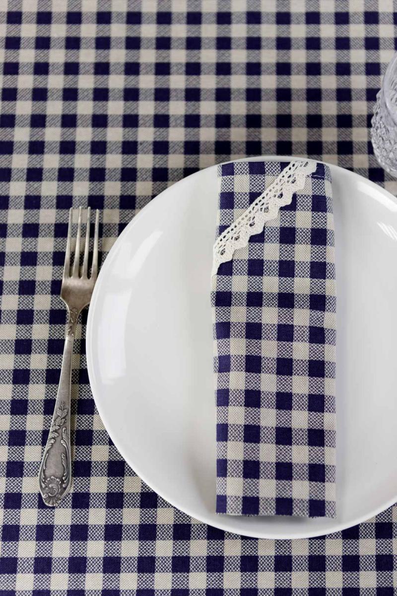 Серветка на стіл клітинка Марічка ПРОВАНС, 35х45см 039049