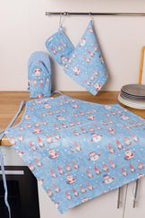 Набір кухонний 3 од.рукавичка, прихватка та рушник Happy Holidays на балкитному ПРОВАНС, 55х45 см 032079