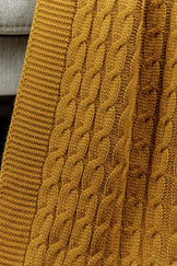 Плед Happy Fall Kosa Охра ПРОВАНС, 130х170см 029758