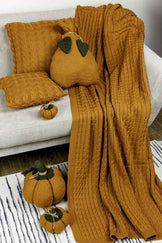 Декоративний виріб Подушка-груша охра ПРОВАНС, 40см 030786